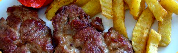 Meniu ceafa de porc la gratar